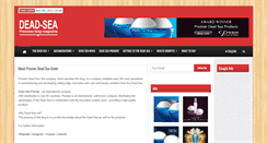 Desktop Screenshot of dead-sea.net